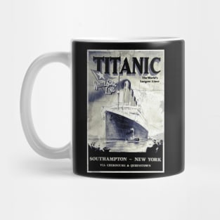 Titanic Vintage poster Mug
